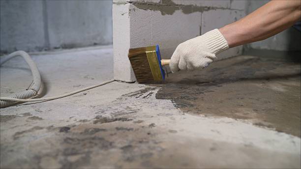 SJ Waterproofing Pros Waterproofing coverage map for Houghton, NY and surrounding area